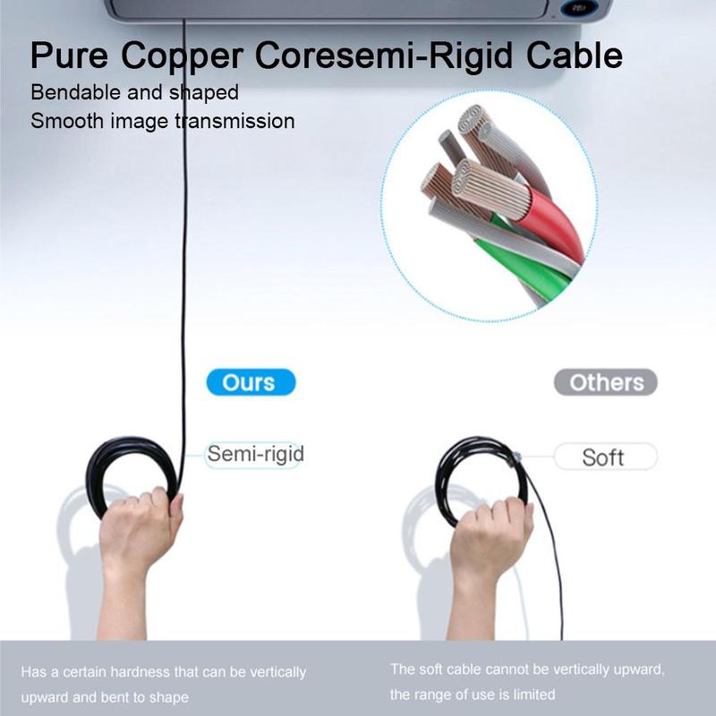 HD Screen Borescope, Handheld Borescope Camera with LED Light, Portable Car Inspection Tool, Car Inspection Tool for Car Repair