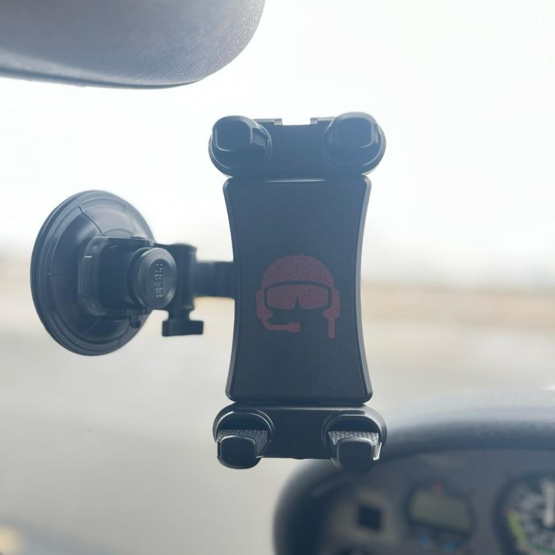 FlightPro Aviator+ iPad Suction Cup Mount for pilots