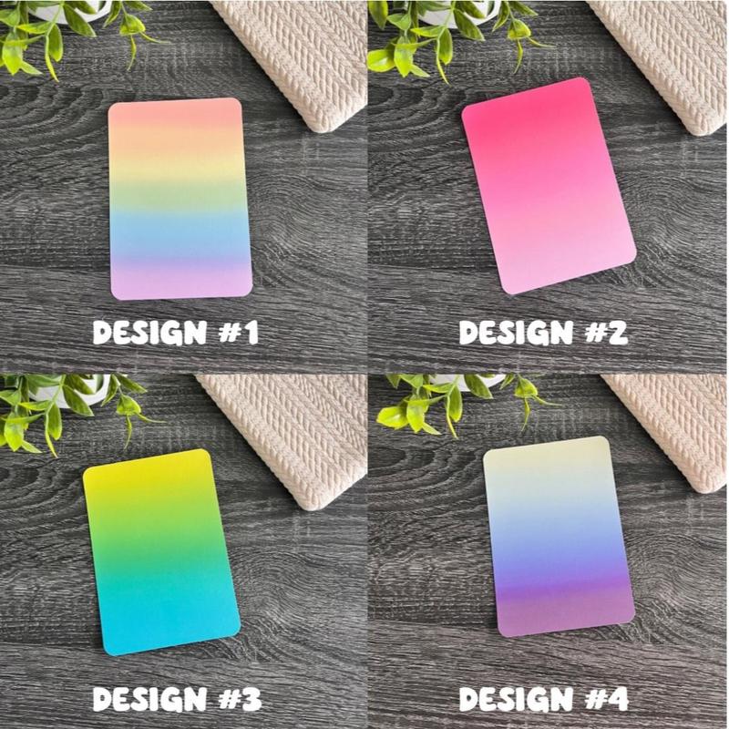 Gradient Kindle Device Inserts - Durable Cardstock Inserts for Clear Case Covers | Oasis Covers | Paperwhite Accessory Skins | Decoration Gifts for Readers | Basic Reading Accessories | Paper Insert | Booktok | Book Lover