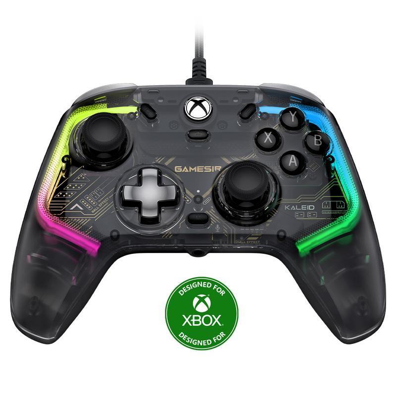 GameSir Kaleid Wired RGB Controller for Xbox Series X|S, Xbox One, Windows 10 11 & Steam Ultimate Anti-Drift Gamepad with Precision Hall Effect Sticks