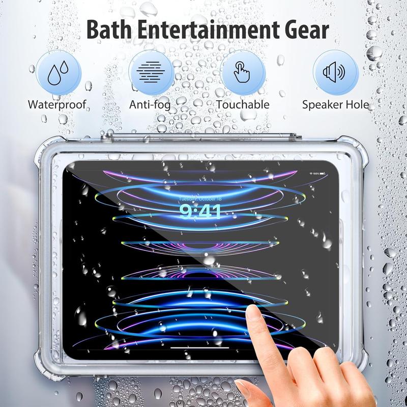 Shower Tablet Holder,  Shower iPad Holder Wall Mount Up to 11