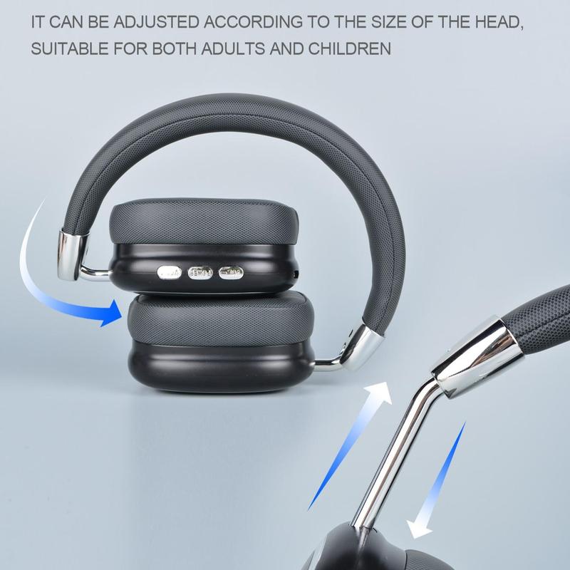 Fashionable Wireless Over-ear Headphone, Foldable Gaming Headset, Noise Cancelling Headphone for Phone, Computer, MP3, Music Player