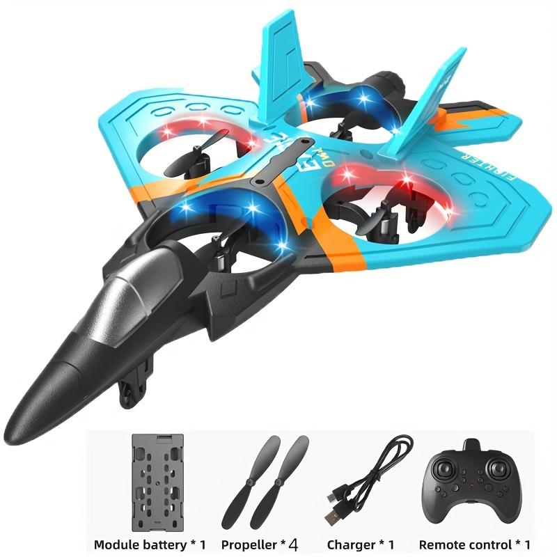 Rechargeable Drone with Altitude Control, Quadcopter for Beginners, Indoor Outdoor Toy, Fighter Jet Gift for Boys and Girls, Christmas, Halloween, Thanksgiving