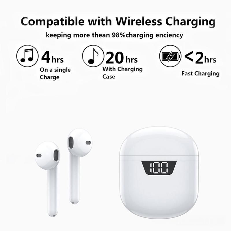 NEW SP31 Wireless Mini Earbuds with LED Power Digital Display, TWS Stereo Sound Headset, Wireless 5.3 Headphones for All Mobile Phone Systems