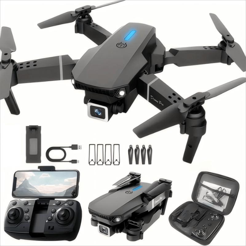 HUHU Drone With Camera For Adults, 1080p HD Foldable Drone With Stable Hover, 60° Flips, 3-Gear Speeds, One Key   Charging Adjustable