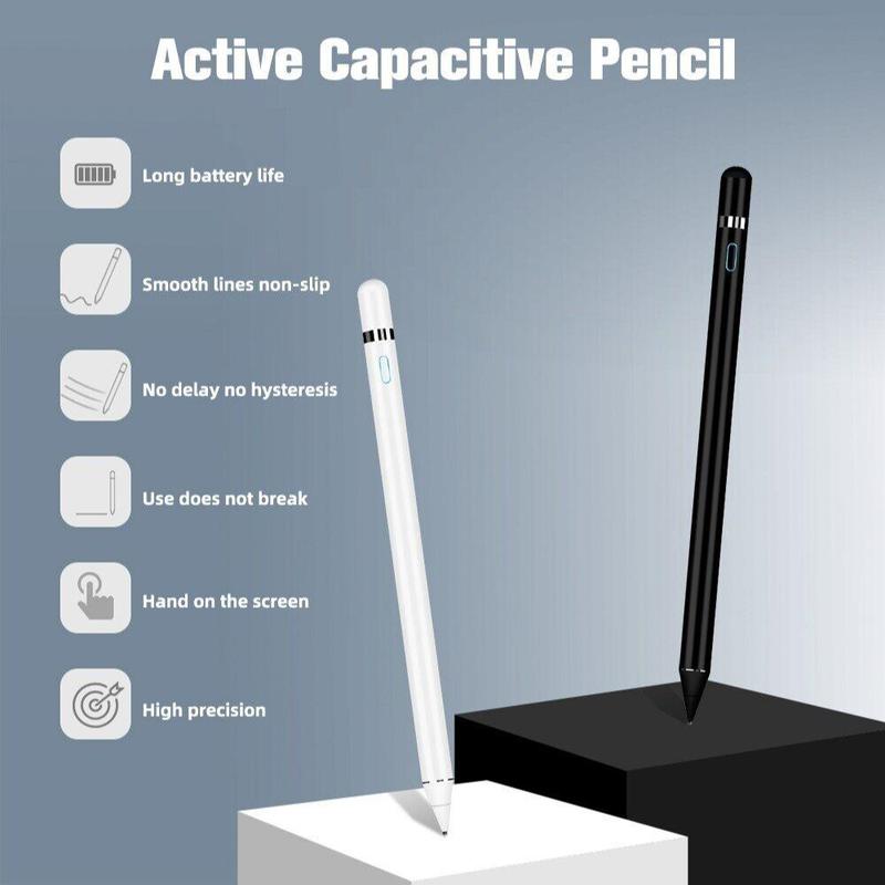 Active Touch Function Pencil, 1 Count Touch Screen Pen, Active Stylus Pen Compatible with iOS & Android for Tablet