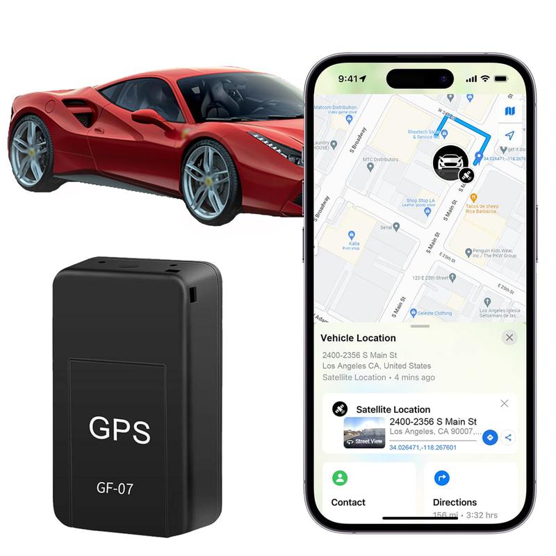 Mini Portable GPS Tracker, Strong Magnetic Car Tracking Anti-lost Anti-theft Equipment, Precise Positioning GPS Locator, Christmas Gift