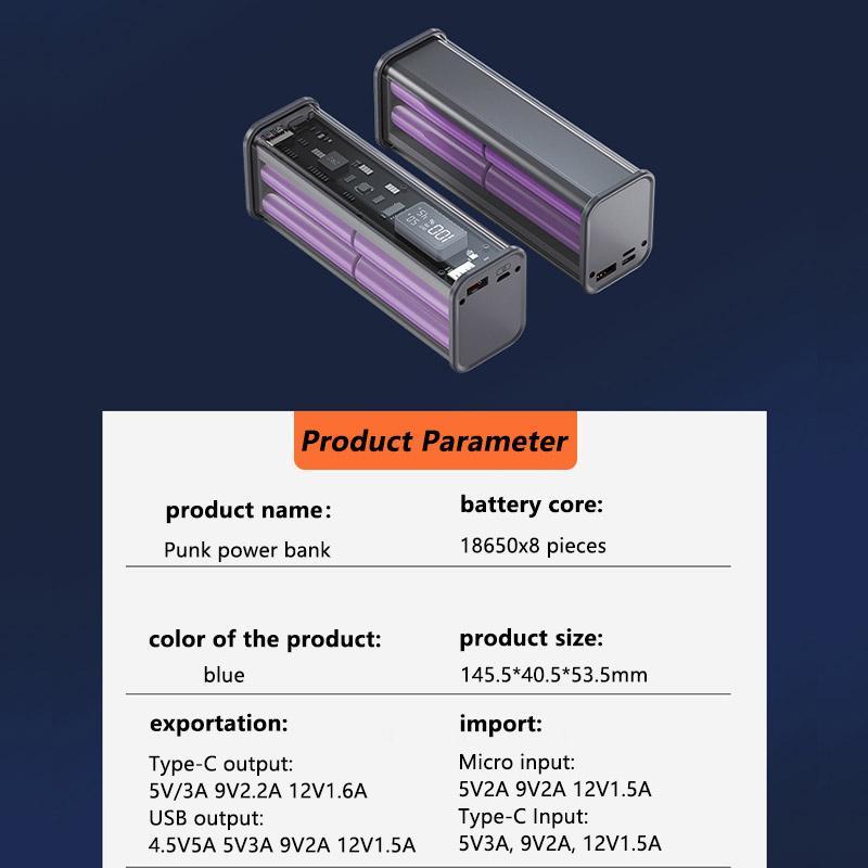 20000mAh PD 20W Dual USB & PD Port Power Bank, Super Fast Charging Mobile Power Bank, Outdoor Emergency Phone Charging Power Bank