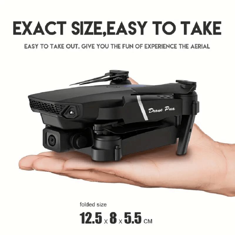 HUHU Drone With Camera For Adults, 1080p HD Foldable Drone With Stable Hover, 60° Flips, 3-Gear Speeds, One Key   Charging Adjustable