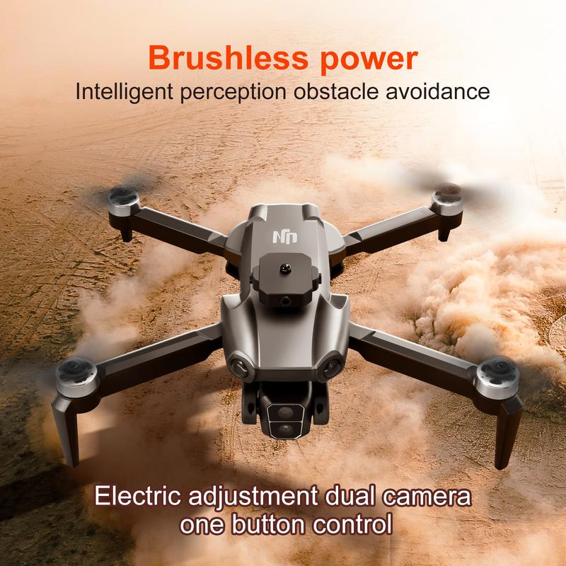 M9-Brushless Motor-Dual Camera Aerial Drone -12 minutes long endurance, 50x focus  HD pixel FPV  Mobile Picture  ,360 degree roll, fixed hover, aerial vehicle for social sharing, birthdays, Christmas (gifts for kids students kids) Accessories