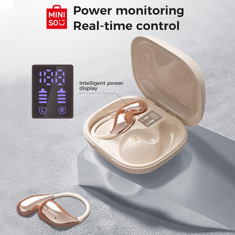 MINISO X33 AI Headphones Open Free Wireless Bluetooth Earbuds Translation Bluetooth Earphones For Listening To Music & Calling, Support 150 Languages Bluetooth Translation Wireless Headphones