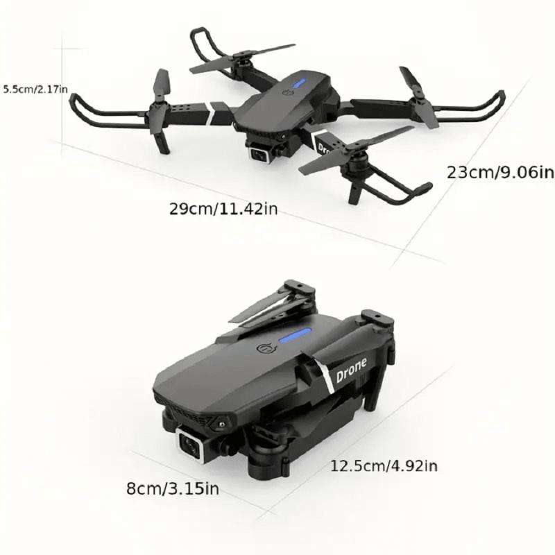 HUHU Drone With Camera For Adults, 1080p HD Foldable Drone With Stable Hover, 60° Flips, 3-Gear Speeds, One Key   Charging Adjustable