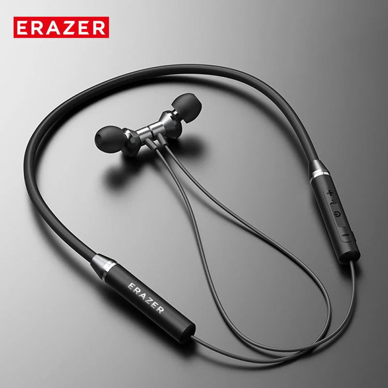 ERAZER XE05 Neckband Sport Headset Bluetooth Bass Stereo Mic IPX5 Waterproof Headphone