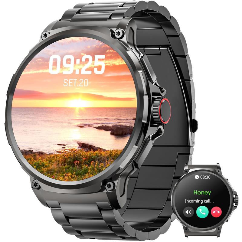 Multifunctional Smart Watch for Men, Fashionable Digital Watch with Answer & Make Calls, Sports Smartwatch for Android & iOS Phones