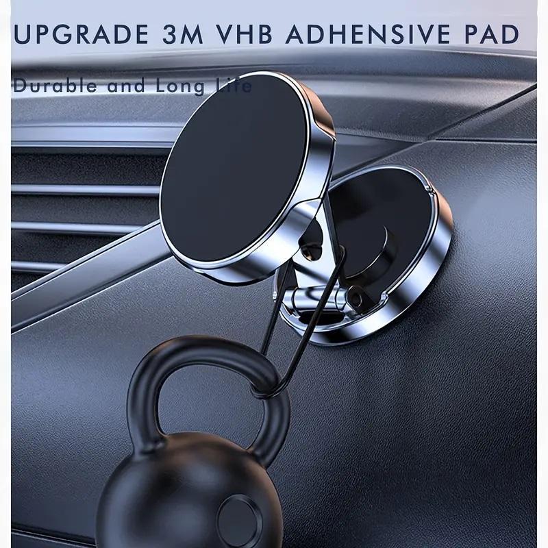 Magnetic Car Phone Holder, Foldable Car Phone Holder, Strong Magnetic Smartphone Stand, Phone Accessories for iPhone & Smartphone