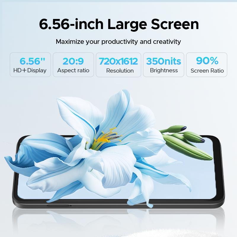 DOOGEE N55 Smartphone Android 14,9GB + 128GB ,6.56 