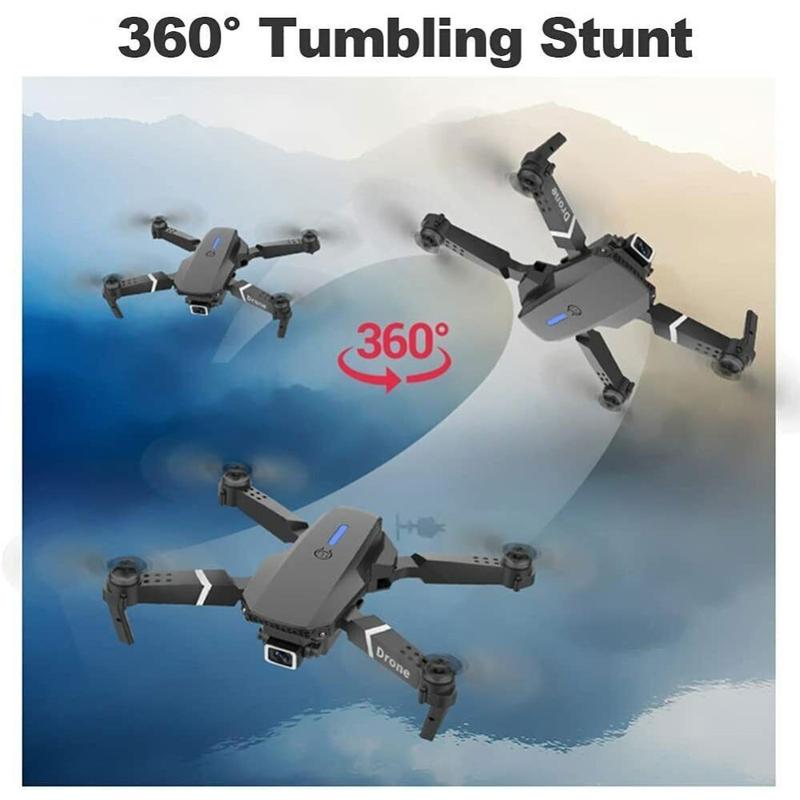 Quadcopter Drone - 4K HD Wide Angle Dual Camera Fpv Drone with High-Definition Video and Photo Capture