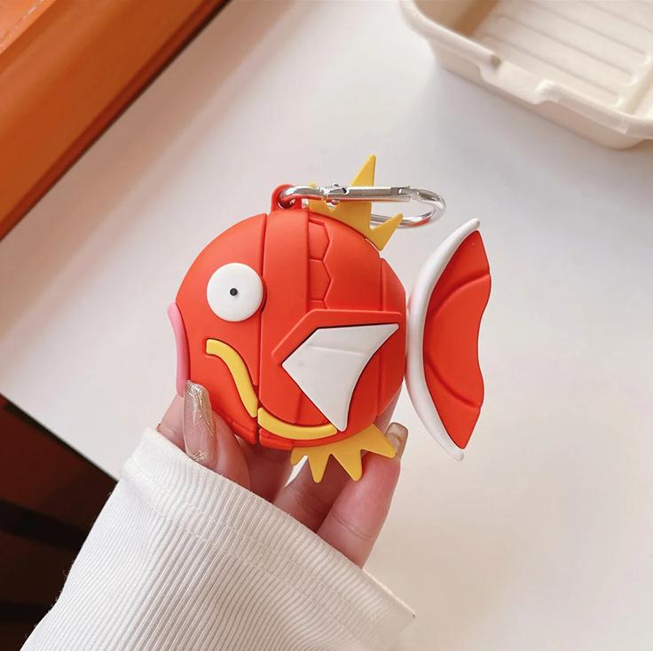 Magikarp AirPods Case, Music Accessories, Headphones Case, AirPods 1 2, AirPods Pro, AirPods 3, Fish, Fishing, Anime, Funny Gifts, AirPod Cover