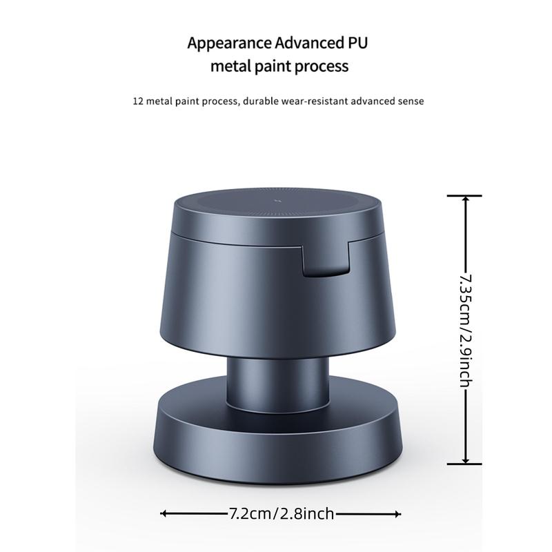 Portable Magnetic Wireless Charger, 4-in-1 Wireless Charger with Night Light, Foldable Charging Station for iPhone & Apple Watch & AirPods