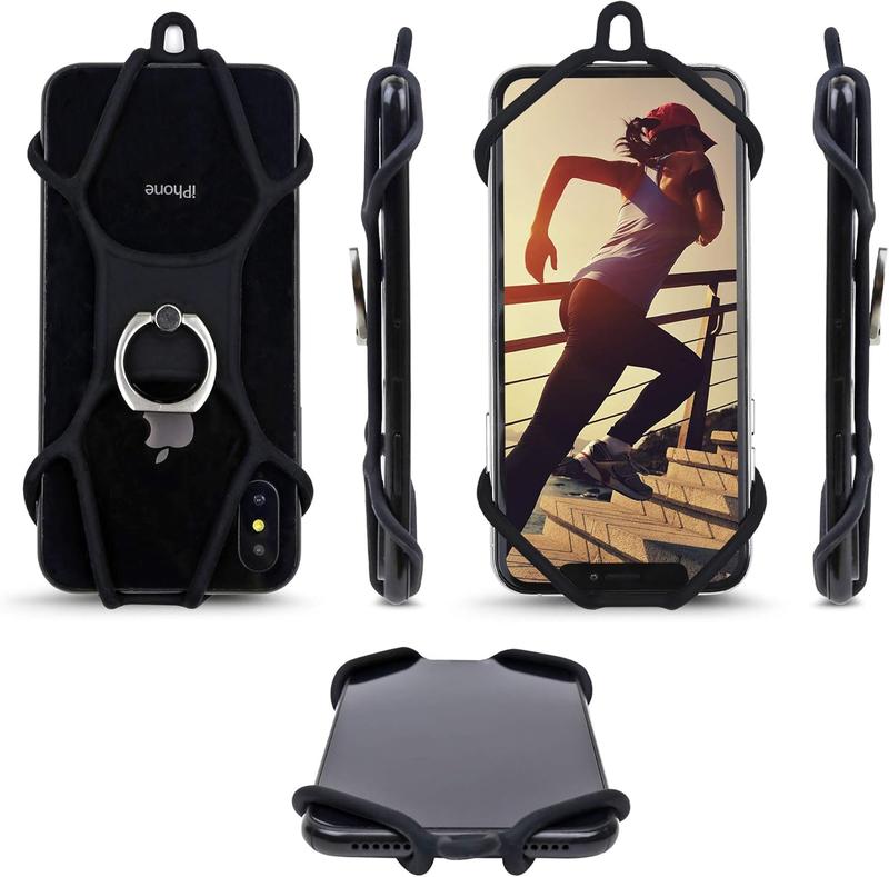 Cell Phone Lanyard,  Smartphone Holder Case and  Strap Compatible with  Phones, Black