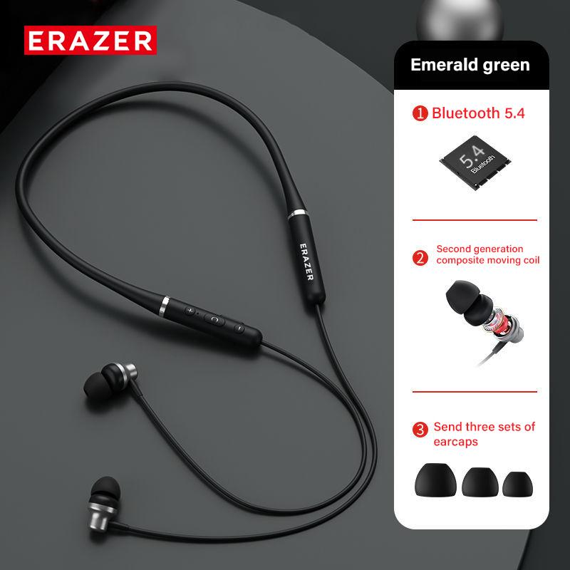 ERAZER XE05 Neckband Sport Headset Bluetooth Bass Stereo Mic IPX5 Waterproof Headphone