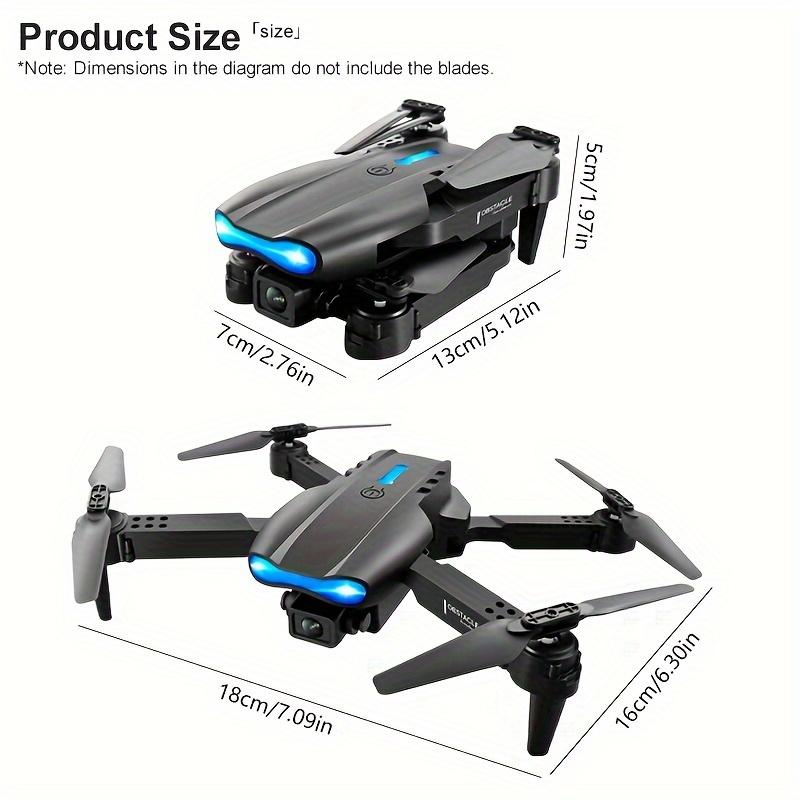 E99 Foldable SD Camera Drone - WiFi FPV, Dual SD, Altitude Hold, Remote Control, Beginner-Friendly - Perfect Gift for Teenagers, Men, Indoor and Outdoor Fun, Affordable UAV with Easy Operation