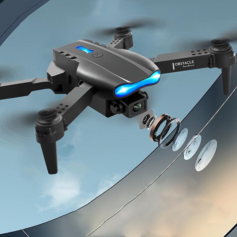 E99 Foldable SD Camera Drone - WiFi FPV, Dual SD, Altitude Hold, Remote Control, Beginner-Friendly - Perfect Gift for Teenagers, Men, Indoor and Outdoor Fun, Affordable UAV with Easy Operation