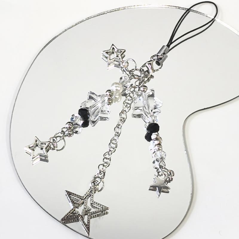 Cute Star & Moon Design Phone Chain, Creative Five-pointed Star Phone Lanyard, Universal Fashion Phone Accessories for Women & Girls