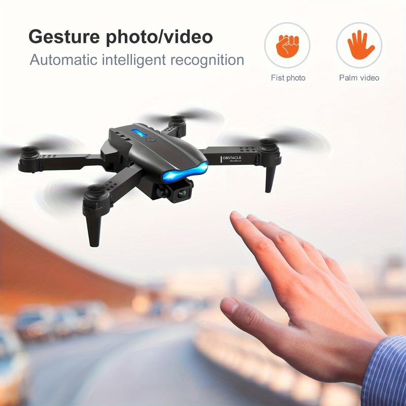 E99 Foldable SD Camera Drone - WiFi FPV, Dual SD, Altitude Hold, Remote Control, Beginner-Friendly - Perfect Gift for Teenagers, Men, Indoor and Outdoor Fun, Affordable UAV with Easy Operation