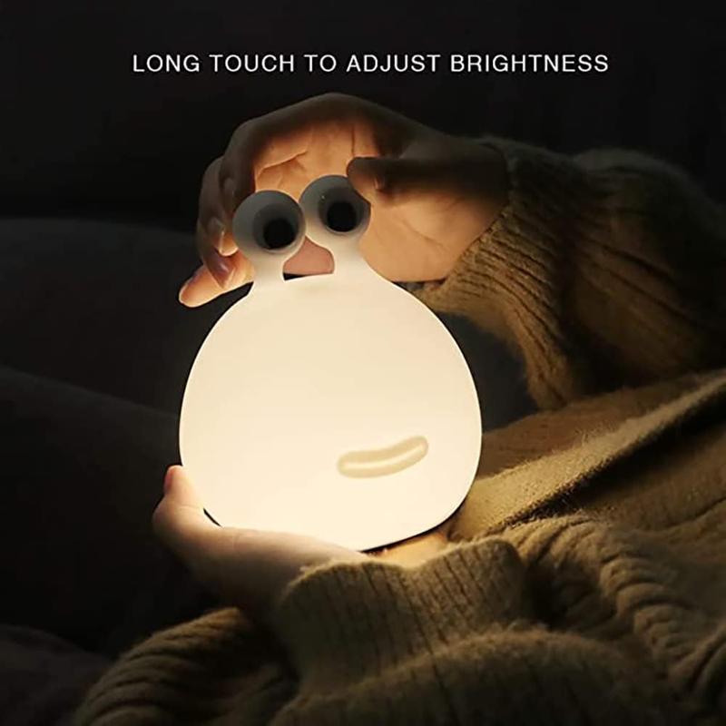 Night Light, silicone lamp for kids USB rechargeable cute animal lamps timer setting Safe Bedside lamp portable LED lamps for breastfeeding dorm room decor for Christmas gift baby kids girls teens