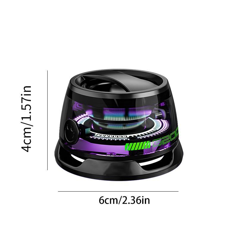 Portable Wireless Speaker, USB Rechargeable Magnetic Mini Speaker with RGB Atmosphere Light, Wireless Bluetooth-compatible Speaker for Home & Outdoor