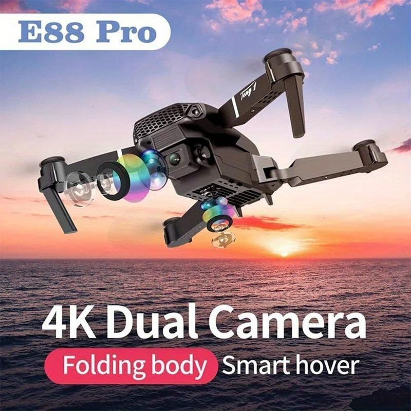 Quadcopter Drone - 4K HD Wide Angle Dual Camera Fpv Drone with High-Definition Video and Photo Capture