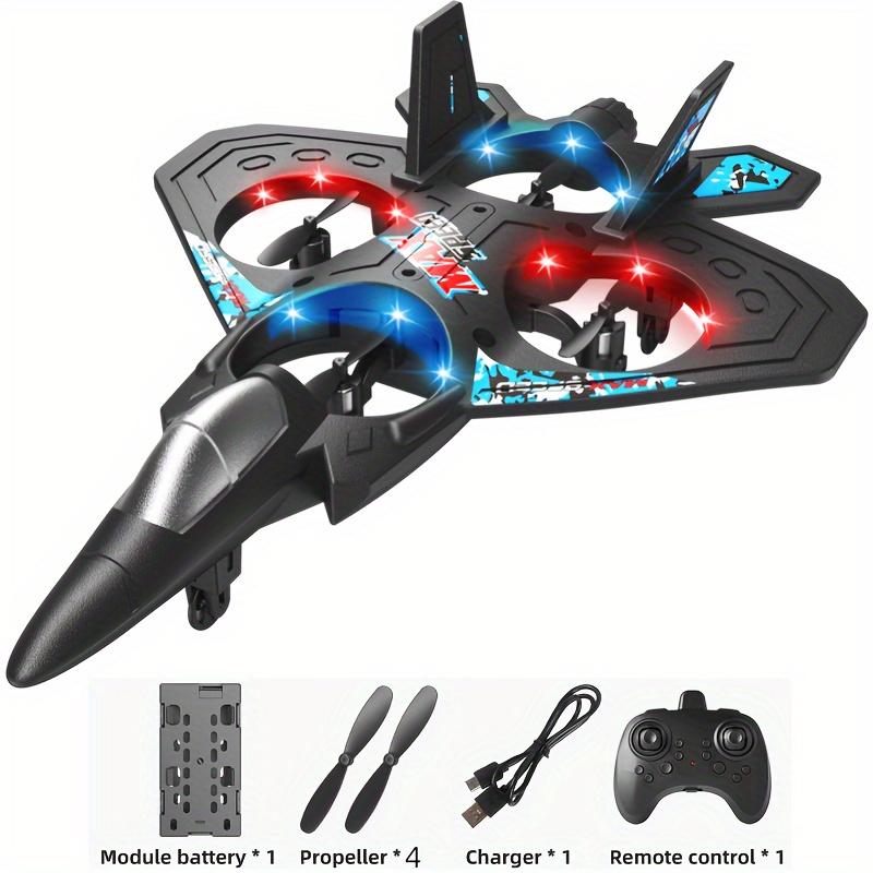 Rechargeable Drone with Altitude Control, Quadcopter for Beginners, Indoor Outdoor Toy, Fighter Jet Gift for Boys and Girls, Christmas, Halloween, Thanksgiving