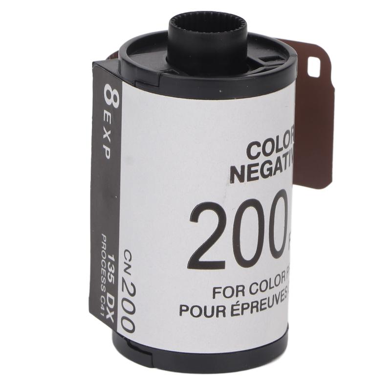 8 Rolls 35mm ISO200 High Definition Color Film for Photography Wide Exposure High Contrast