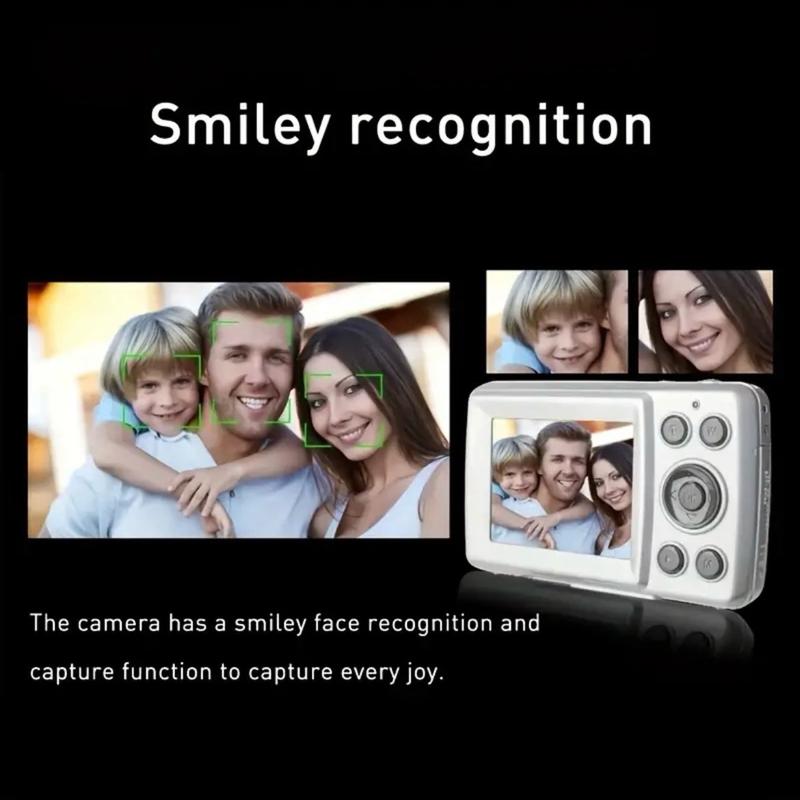 JM-XJ03 1080P HD Digital Toy Camera Home Recorder DV Portable Travel Ultra-thin Toy Camera For Night Scene Portrait, Multi-color Pixels, Battery Not Included