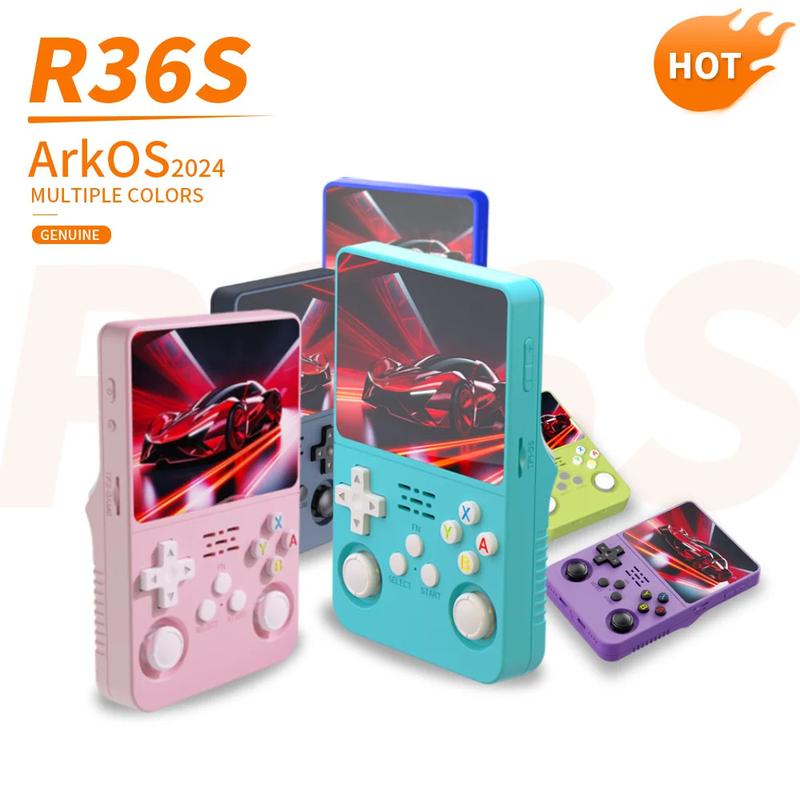 R36S Retro Handheld 3.5 Inch Screen Game Console R35S Open Source Linux System 15000+ Games Portable Video Player R36s Console