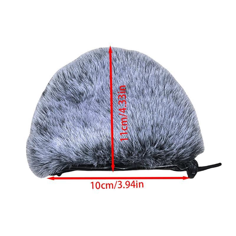 Microphone Windshield, Professional Plush Microphone Windproof Cover, Microphone Pop Filter Compatible with Condenser Microphone