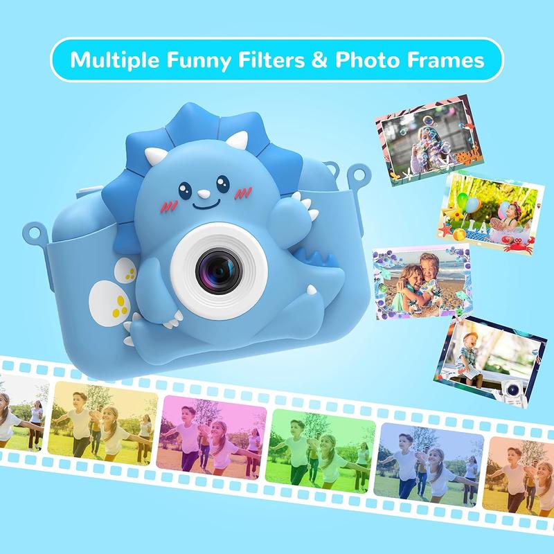 Kids Camera for Girls and Boys, HiMont Digital Camera for Kids with 32GB SD Card, 1080P kids Camera & Selfie Video Camera Suitable for Birthday & Christmas Toy Gift for Kids