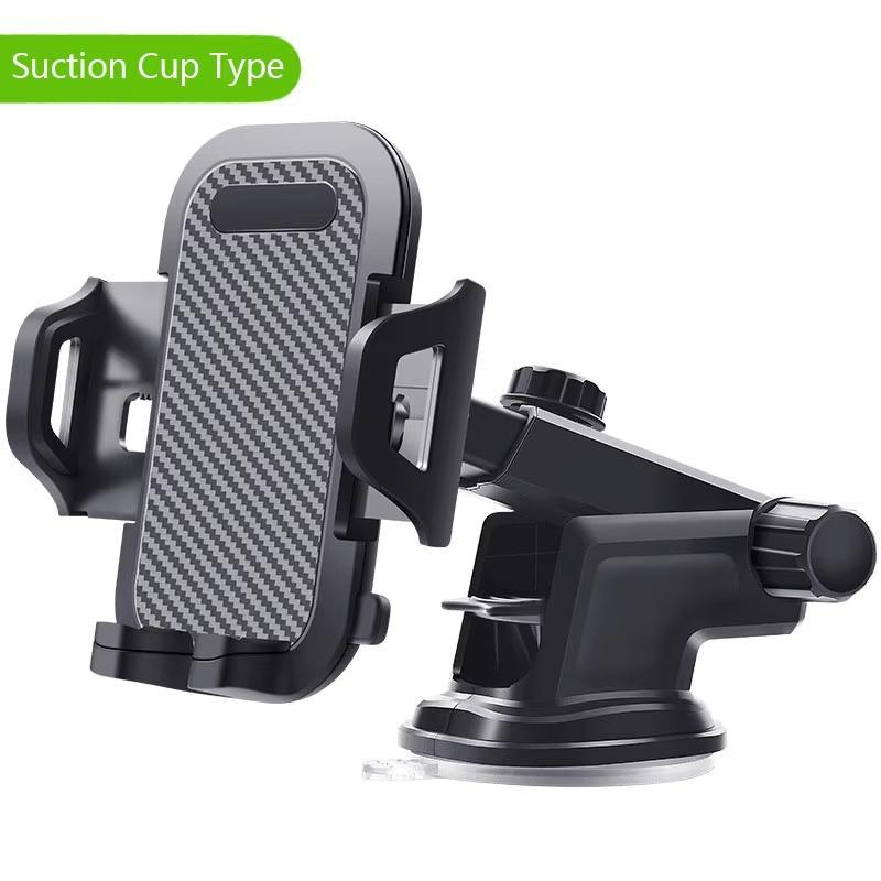 Suction Cup Car Phone Holder, Adjustable Car Phone Holder, Universal Car Interior Accessories for 4-7 Inch Smartphones