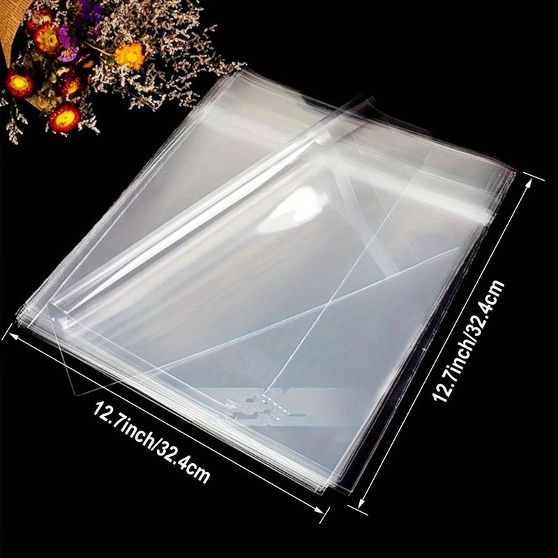 50pcs 100pcs Clear Plastic Protective LP Outer Sleeves 3 Mil. Vinyl Record Sleeves Album Covers 12.75