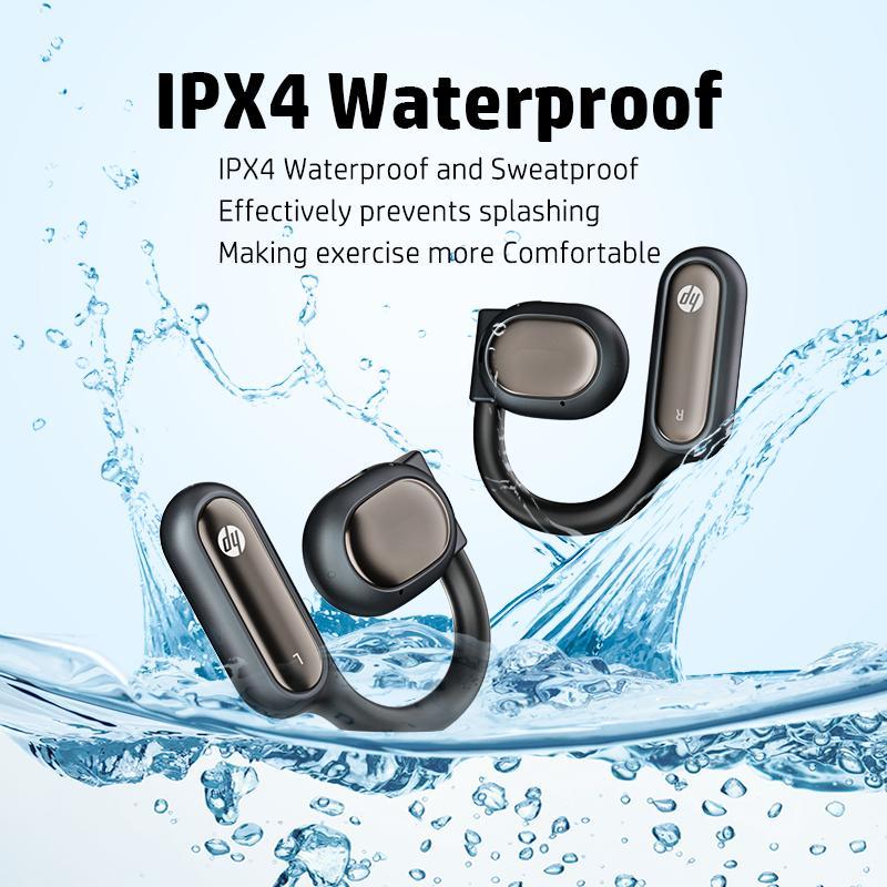 HP H23D Wireless Open-ear Headphone, 1 Count OWS IPX4 Waterproof Fashionable Sport Earbuds, Gaming Headphones for Smartphone, Idea Gift for Friend, Portable Earphones