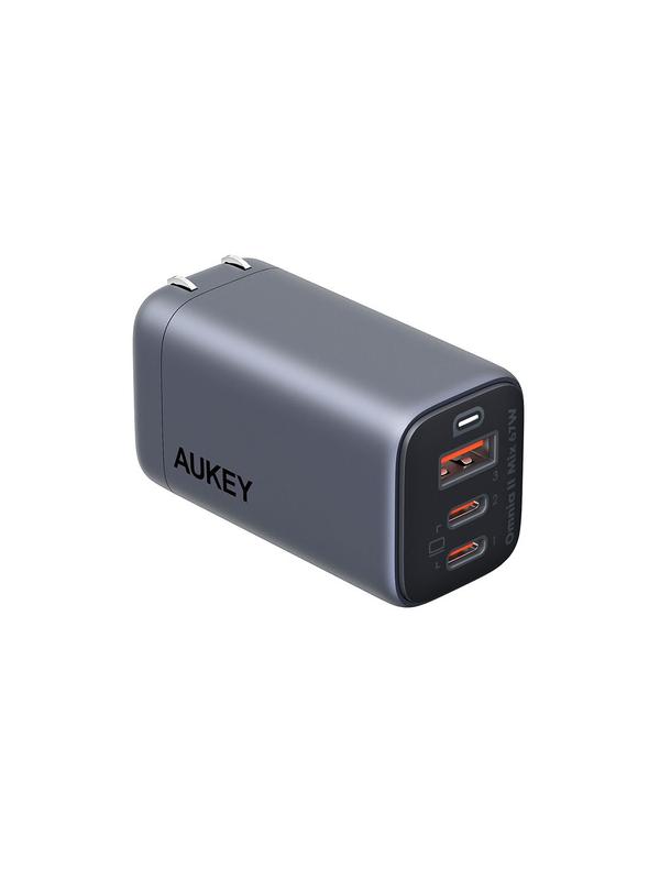 AUKEY PA-B6U Wall Charger Omnia II Mix 67W 3-Port Super Fast Charging Wall Charger Smartphone Cellphone Electronic Mobile