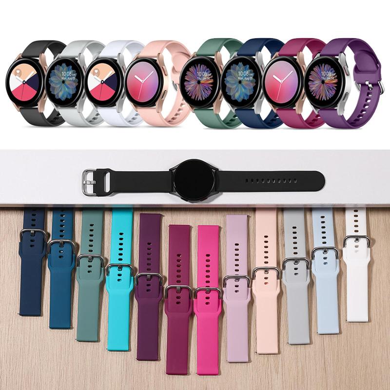 Personalized Waterproof Lightweight Smartwatch Band (Band Only), Durable Soft Silicone Watch Band Compatible with Galaxy Smartwatches, Breathable Sports Watch Band For Men & Women, Wearable Accessories, Smart Watch Band