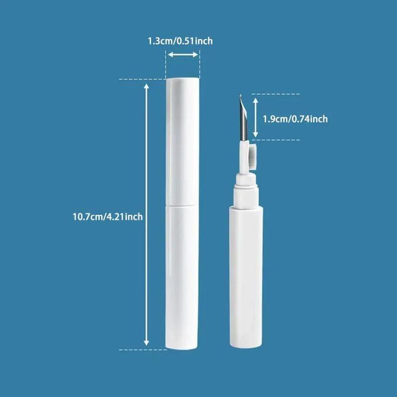 Multifunctional Dust Removal Tool, 1 2 Counts Earphone Cleaning Pen, Universal Cleaning Brush, Earphone Cleaning Tool, Hand Tool for Home & Office