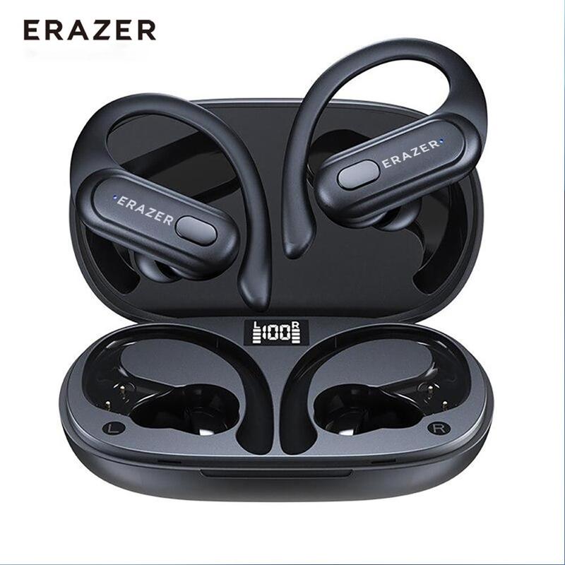 ERAZER XT60PRO True Wireless Earbuds with Built-in Microphone，Battery LED Display, IPX5 Waterproof Sports Earphone, Fall Gift