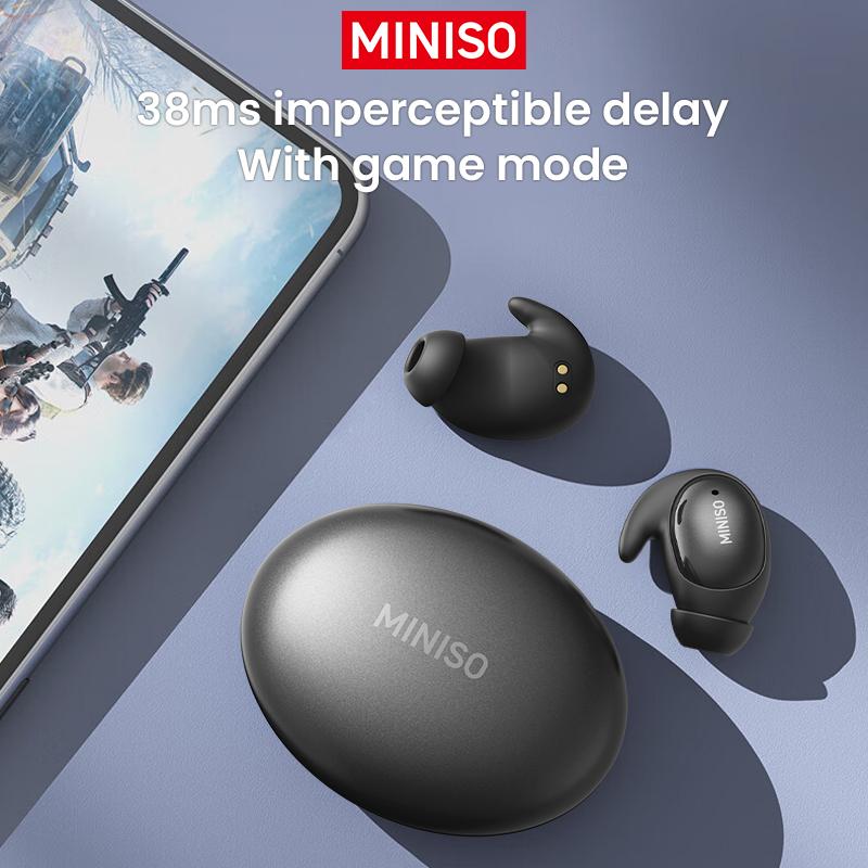 MINISO MS153 Wireless Sleep Earbuds Noise Blocking Headphones for Sleep Comfortable Fit Bluetooth 5.4 Earphones Side Sleeping In-Ear Headsets Noise reduction and sleep aid