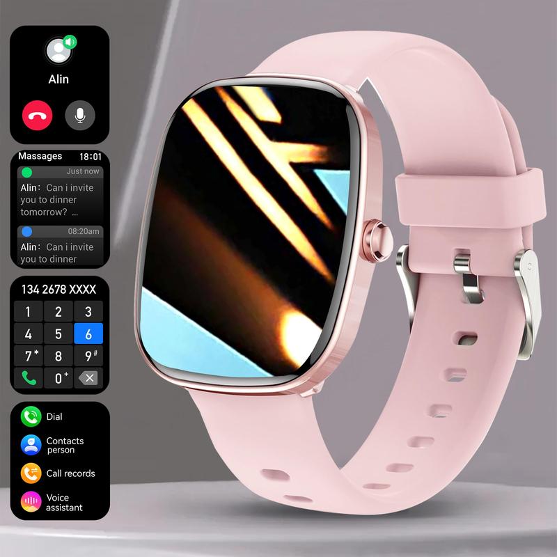 Multifunctional Smart Watch, Fashion Full Touch Screen Digital Watch with Multiple Sports Mode, Waterproof Sports Watch for Women & Men