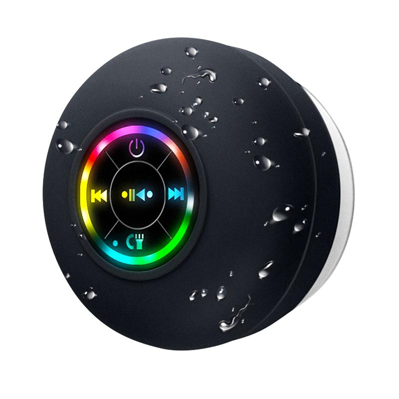 Mini Bluetooth Shower Speaker,Portable Bluetooth-compatible Speaker for Beach.ortable Wireless Speaker with Suction Cup.Pairs Easily to Smartphone, Tablets, Computer christmas 2024 ornament Audio Stereo Connection Waterproof portable bluetooth