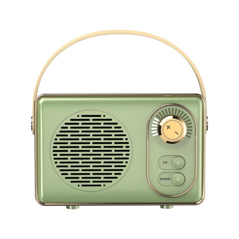 Retro Wireless Bluetooth-compatible Speaker, Portable Wireless Fashion Speaker with Built-in Portable Hanging Rope, Subwoofers, Mini Creative Speaker for Outdoor