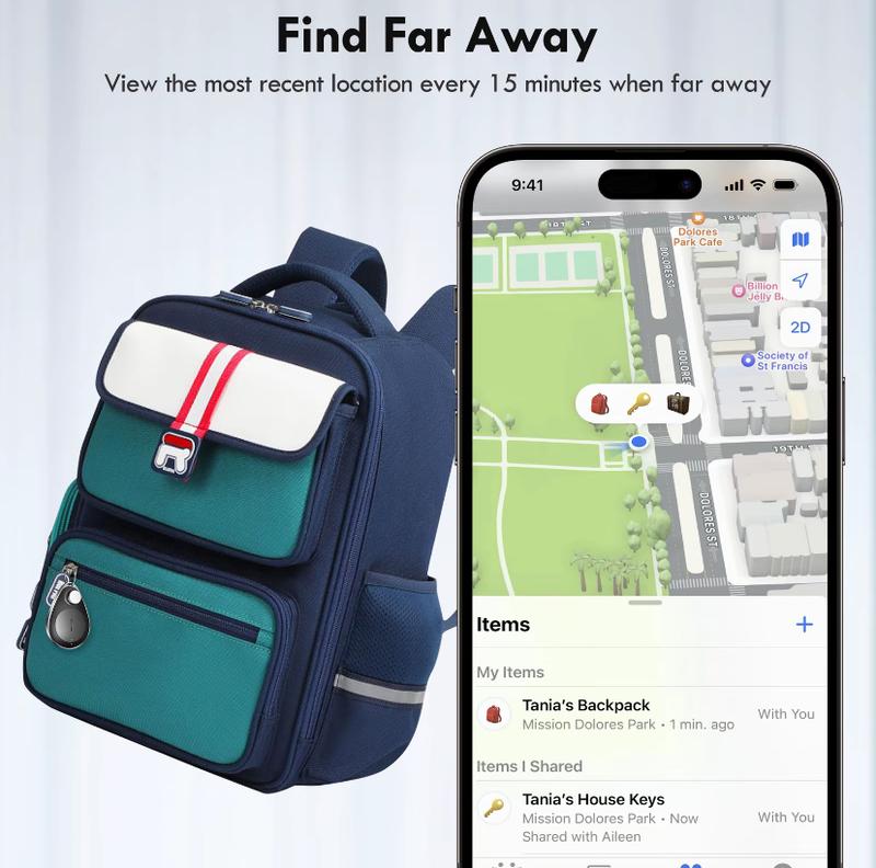 (Only for iPhone) tag, Item Finder, tracker, Apple Find My Compatible, for Car, Children, Elderly, Pet, Key, Luxury Belongings.